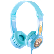 Wired headphones for kids Buddyphones Travel, Blue (630282192812)