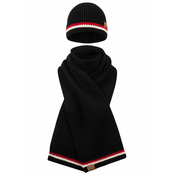 Lonsdale Unisex scarf and beanie set