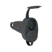 Legrand 50575 - Gumena uticnica bez kabla 250V/16A 2X2P+T IP44 crna