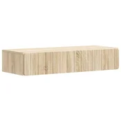 vidaXL Stenska stranska miza Sonoma hrast 87,5 x 34,5 x 17 cm