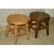 eoshop Bukov stolček višine 31 cm (barva lesa: hrast)