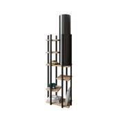 Opviq Podna lampa Vogue, 160 cm E27, Crna