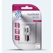 M-Tech žarnica LED BA15s 12-24V 4x OSRAM, rumena