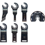 Einhell 7-delni set nastavaka za Multialat u alu koferu, za drvo metal gips i plastuku, energy saving ( 49708000 )