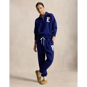 Polo Ralph Lauren Hlače kraljevo modra / bela