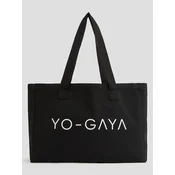 YO-GAYA Nakupovalna torba Canvas Bag črna