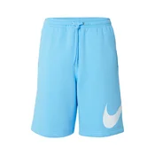 Nike Sportswear Hlače CLUB nebeško modra / bela