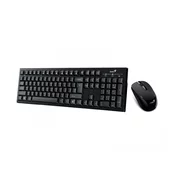 GENIUS Smart KM-8101 Set bežicna tastatura i miš, USB, YU, Crna