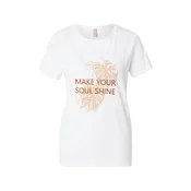 Soyaconcept Majica RINA FP 21 rjava / svetlo rjava / bela