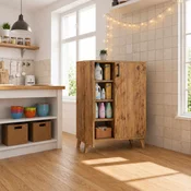 Hanah Home Multifunkcionalna komoda, Krem
