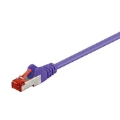 Goobay S/FTP (PiMF) CAT 6 patch 1,5m vijoličen mrežni povezovalni kabel