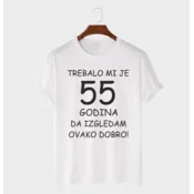 MAFIMI Majica Trebalo mi je 55 Godina, Bela