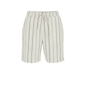 WE Fashion Chino hlače modra/bela