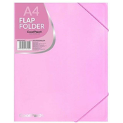 CoolPack Mapa Coolpack z zavihki, PP, A4, pastelno roza