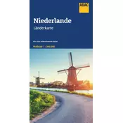 ADAC Länderkarte Niederlande 1:300.000