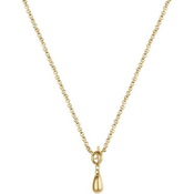 Ženska santa barbara polo zlatna ogrlica od hirurškog Celika ( sbj.3.4002.2 )