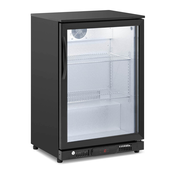 NEW Hladilnik za pijačo z zasteklitvijo LED 2-10 C 138 l črn