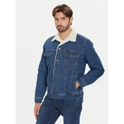 Wrangler Jeans jakna Sherpa Classic 112371440 Modra Regular Fit