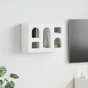 Viseci ormaric Zidne Bijelo 60 x 20 x 40 cm Konstruirano drvo