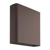 Flos Architectural FLOS Climber Down LED zunanja stenska svetilka 17,5 cm 70° - Sodobni - temno rjava - Kovina