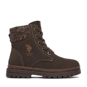 U.S. Polo Assn. Gležnjarji EO-VLAD001K/GYT1-BRW Temno rjava