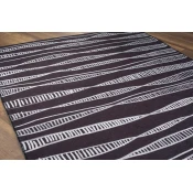 Conceptum Hypnose Tepih Ada Gönül -AL 299, 140x190 cm, Antracit-beli