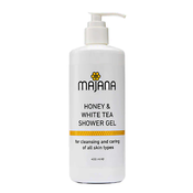 Kupka med i beli caj Majana, 200ml