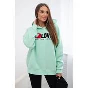 Mint Insulated Cotton Hoodie