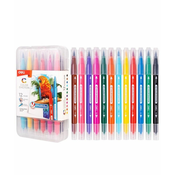 Flomastri Deli Duo pvc 12/1