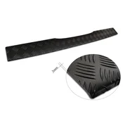 Reinforced trunk edge protection strip Mercedes V-Class 2014-2027 (ribbed aluminum, black)