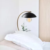 Hanah home Stona lampa E27 Socket, Crno-Zlatna