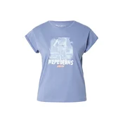 Pepe Jeans Majica PHOTOGRAPHIC golobje modra / svetlo modra / oranžna / bela