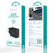 Devia Brzi punjac Rocket Series PD Quick Charger, 45W, Crni