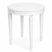 Casa Padrino Luxury Baroque Side Table White H. 55 cm - Baroque Furniture