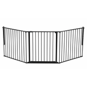 BabyDan Varnostna ograja FLEX L 90-223cm črna