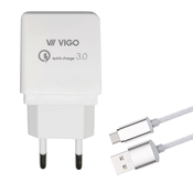 QUICK Komplet VIGO Charge 3.0 A + Tip C polnilni kabel