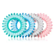 BrushArt hair elastics Clear Mix 4 pieces