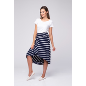 Look Made With Love Womans Skirt 17 Saint Tropez Navy Blue/White