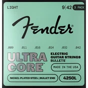 Fender UltraCore 4250L Gauges 9-42 3-Pack Žice za elektricnu gitaru (Kao novo)