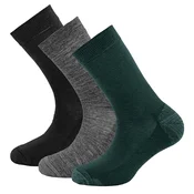 Devold Daily Merino Medium nogavice, 3 pari, mešanica lesa (EU 36-40)