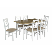 jedilnica set Victorville 223 75x80x140cm