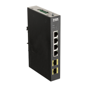 D-Link DIS-100G-6S mrežni prekidac Neupravljano Gigabit Ethernet (10/100/1000) Crno