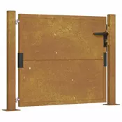 Vrtna vrata 100x75 cm Corten celik
