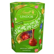 Lindt Lindor mešanica pralinejev z belo in mlečno čokolado 200g