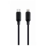 Gembird Polnilni kabel USB-C (M) do 8-pina Lightning (M), 1,5 m, plastičen, črn