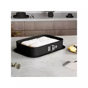 Kaufmax Modla za tortu pravougaona opasac Black Vantage Collection KM-0105 39x27x7.5cm