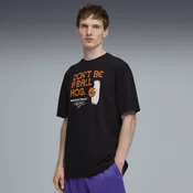 PUMA Junior Varsity II Relaxed Basketball Tee Men, Clothing, Black, L