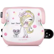 Chipolino Auto sedište Go Boost, I-SIZE 125, 150cm, Roze