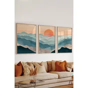 Wallity Dekorativna slika 3Dartsohoset132, 33x48cm, 3 dela