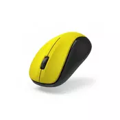 HAMA "MW-300 V2" Optična brezžična miška s 3 gumbi, tiha, sprejemnik USB, rumena